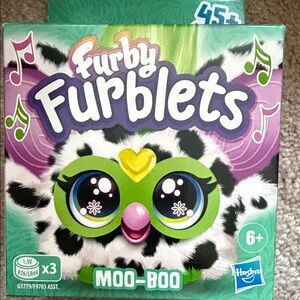 Hasbro Furby Furblets Moo-Boo with Green and Black Pattern